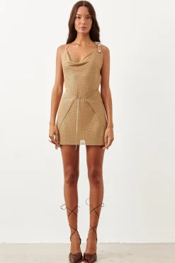 Adrianne Dress in Dune