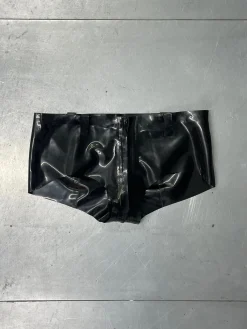 Agnes Latex Shorts Black