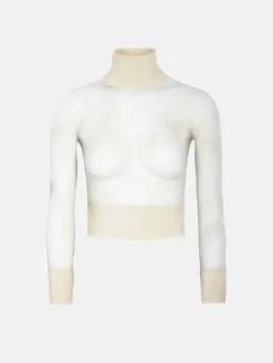 Ahoy Crop Top Oyster