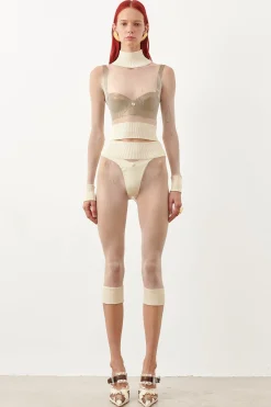 Ahoy Crop Top Oyster