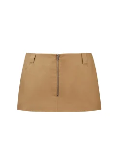 Alba Mini Skirt Camel