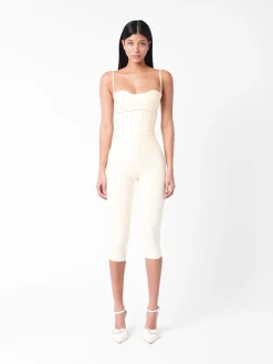 Cassidy Latex Capris White