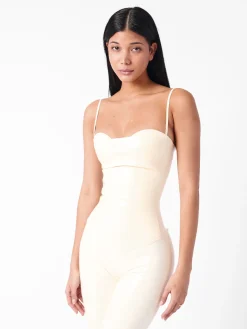 Cassidy Latex Capris White