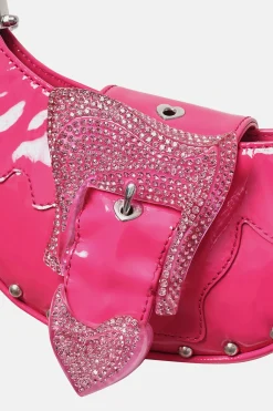 Deville Bag Patent Leather Harlot Pink