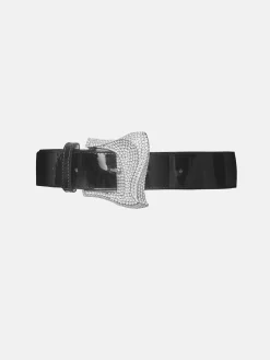 Diana Belt Patent Leather Black