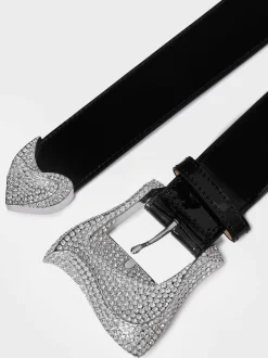 Diana Belt Patent Leather Black