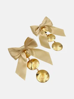 Nuclear Bow Earrings Gold