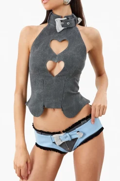 Oshun Leather Chaps Blue