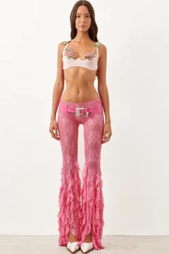 Oshun Leather Chaps Fuchsia Pink